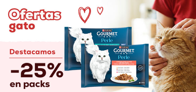 Gourmet: -25% en selección de comida húmeda para gato