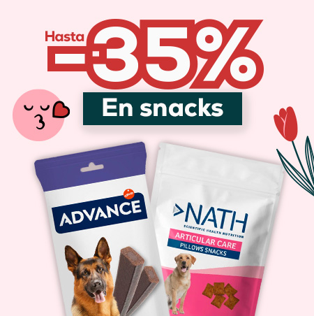 Hasta -35% en selección de snacks para perro