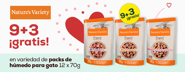 Nature's Variety: 9 + 3 gratis en selección de packs de comida húmeda 12 uds para gato