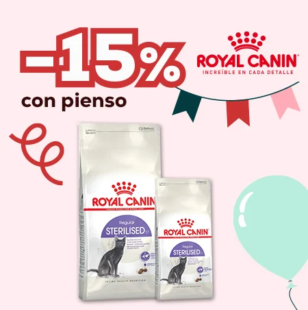 Royal canin: -15% en pienso para gato