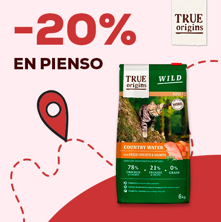 True Origins Wild: -20% en pienso para gato y 9 + 3 gratis en selección de packs de comida húmeda