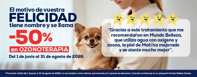 El motivo de vuestra Felicidad tiene nombre y se llama: -50% en Ozonoterapia