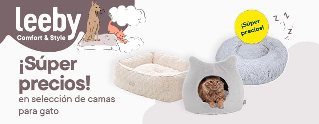 Leeby: Súper precios en selección de accesorios de camas para gato