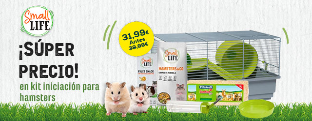 Small Life: Súper precio en kit iniciación para hamsters