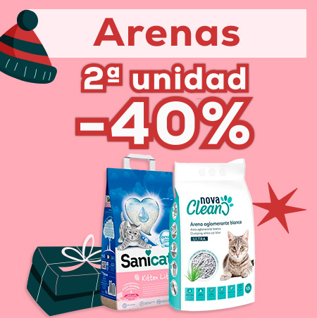 -40% en la 2ª unidad en selección de arenas