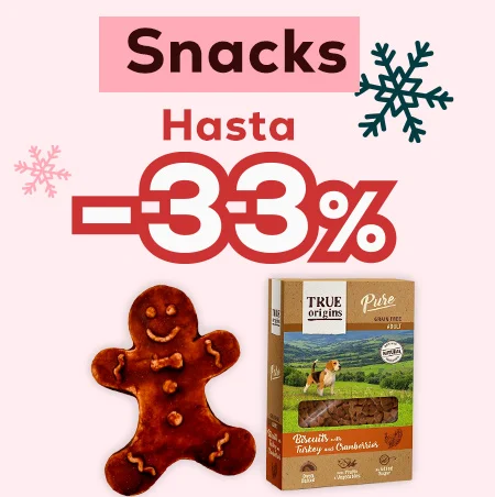 Hasta -33% en selección de snacks