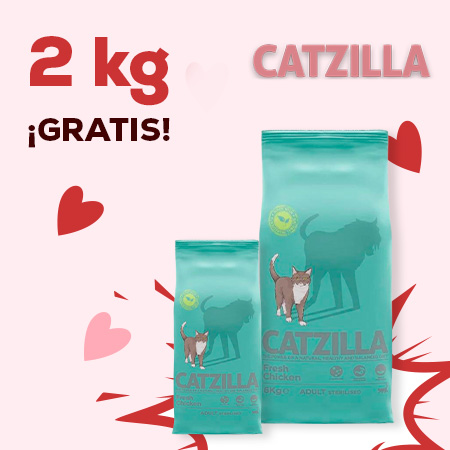 Catzilla: kilos gratis con selección de pienso para gato