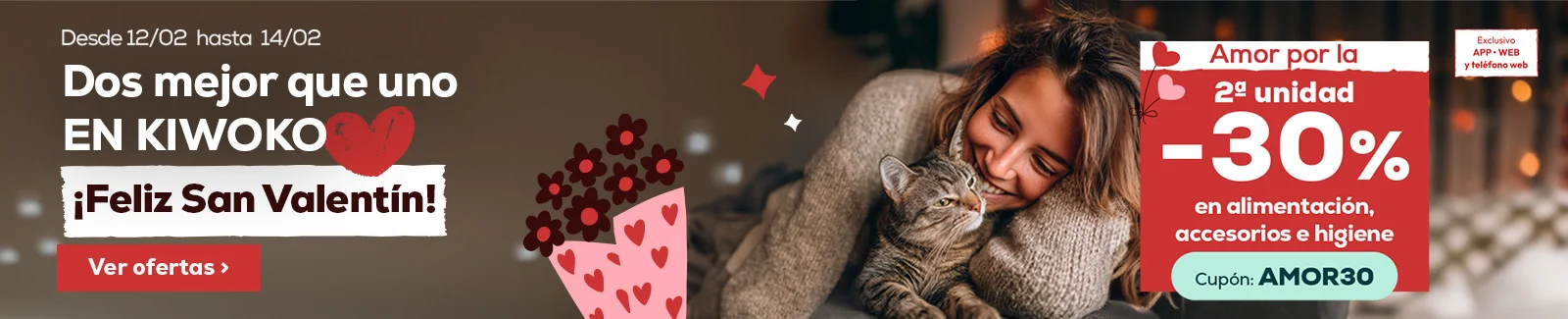 30% descuento en la segunda unidad