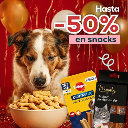 Hasta -50% en selección de snacks