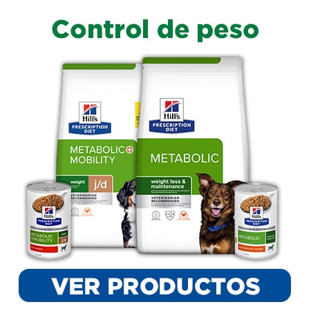 Hill's ofrece diferentes opciones de alimentos para el control de peso de tu perro