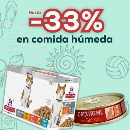 Hasta - 50% en húmedo para gato