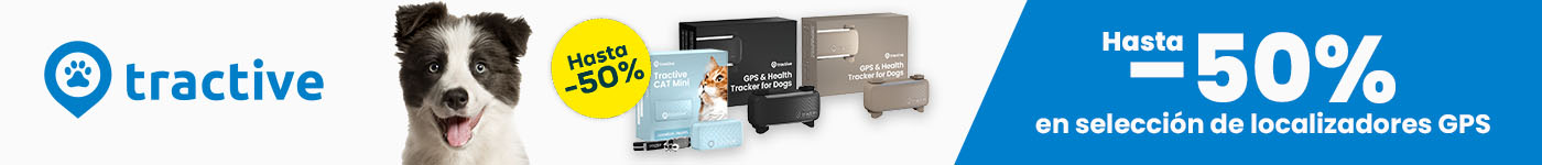 Tractive: Hasta -50% en selección de localizadores GPS