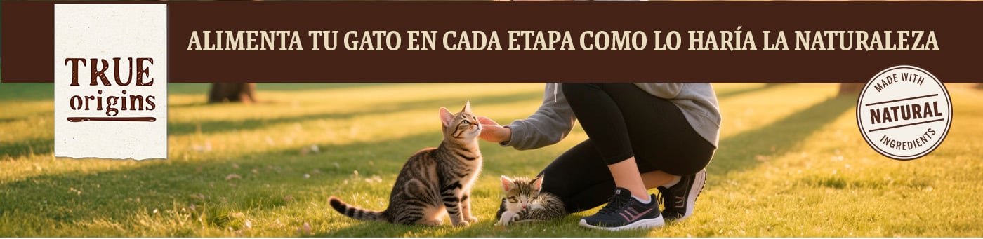 True Origins gato. Alimentación natural para todas sus etapas de vida