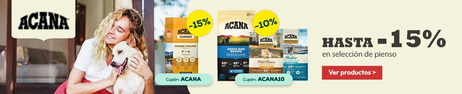 Acana: -15% en selecci&oacute;n de pienso para perro
