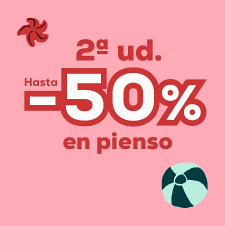 Hasta -50% en la 2ª unidad en selección de pienso