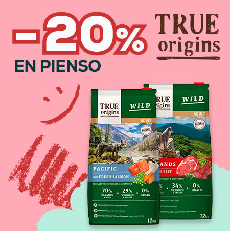True Origins Wild: -30% en selección de pienso para perro 12 kg