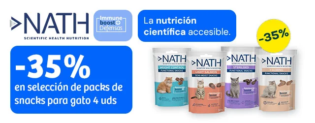 Nath: -35% en packs de snacks para gato 4 unidades