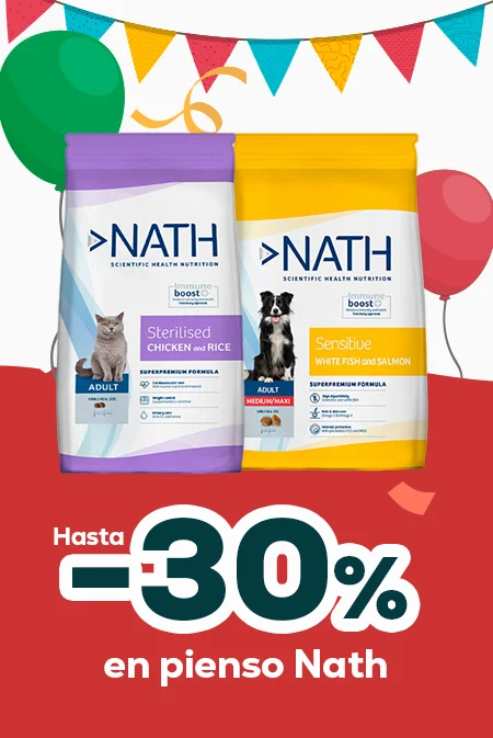 Nath: Hasta -30% en selección de pienso
