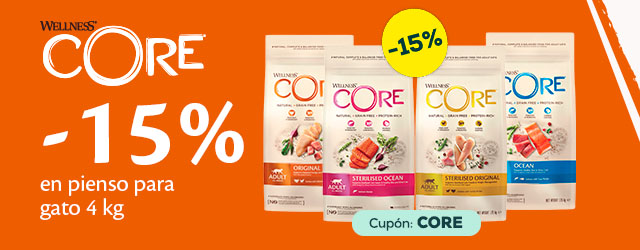 Wellness Core: -15% en pienso para gato 4 kg