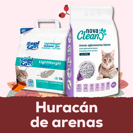 Huracán de arenas: descubre las mejores ofertas en arenas y areneros para gato