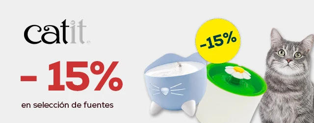 Catit: -15% en selección de fuentes
