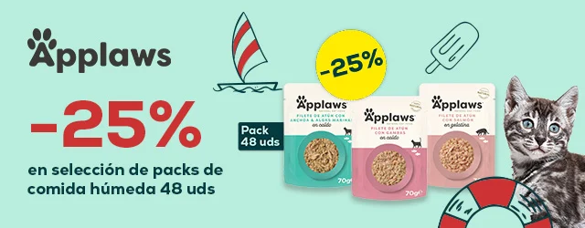 Applaws: -25% en selección de packs de comida húmeda 48 uds