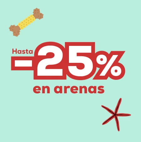Hasta -25% en selección de arenas