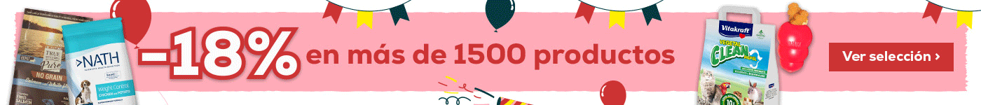 Más de 1500 productos con 18% de descuento