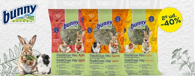 Bunny: -40% en la 2ª unidad en selección de heno