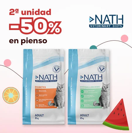 Nath Veterinary Diets: -50% en la 2ª unidad en selección de pienso para gato 2 kg