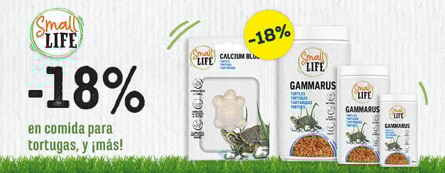 Small life: -18% en comida para tortugas, y ¡más!