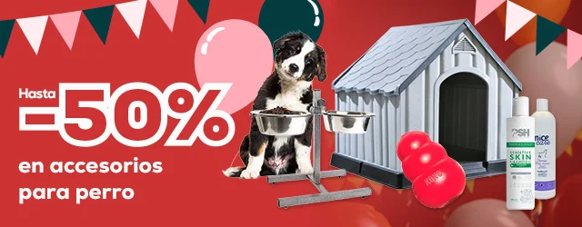 Hasta -50% en selección de accesorios para perro