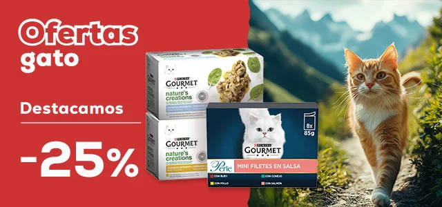 Gourmet: -25% en selección de comida húmeda