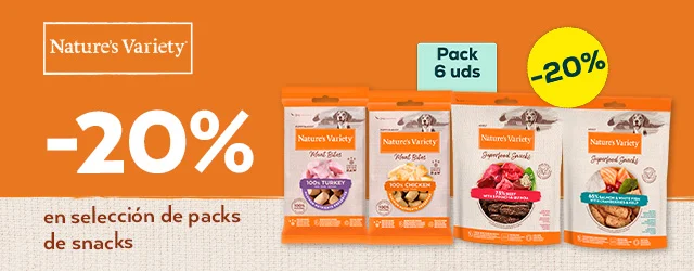 Nature`s Variety: -20% en selección de snacks