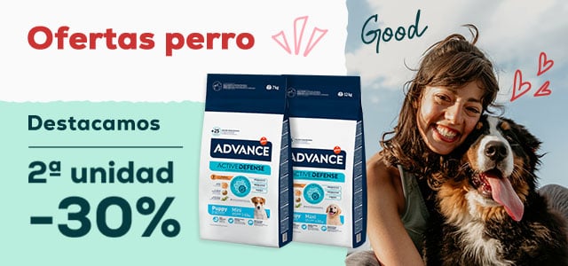 Advance: -30% en la 2ª unidad en selección de pienso para cachorro