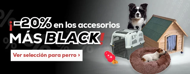 -20% en selección de los accesorios más Black para perro