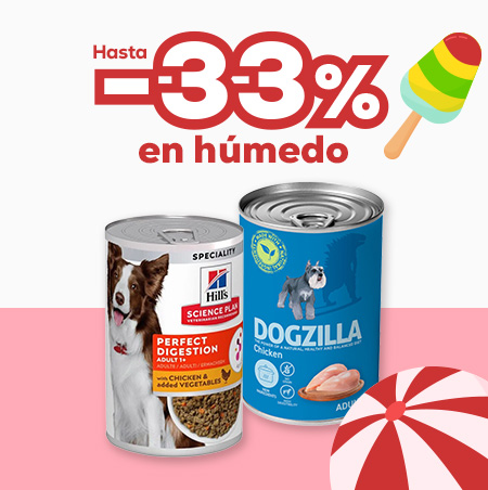 Hasta -33% en húmedo para perro