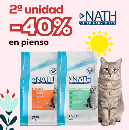Nath Veterinary Diets: -40% en la 2ª unidad de pienso para gato 2 kg