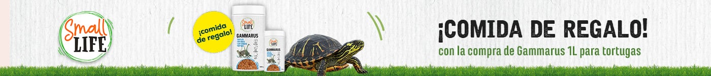 Small Life: ¡comida de regalo! con la compra de Gammarus 1L para tortugas