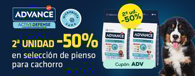Advance: 2ª ud al 50% en selección de pienso para cachorro