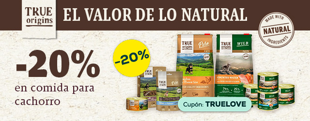True Origins: -20% en selección de comida para cachorro