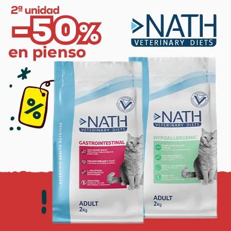 Nath Veterinary Diets: -50% en la 2ª unidad de pienso para gato