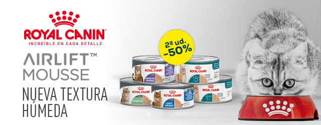 Royal Canin: -50% en la 2ª unidad en Airlift Mousse, en nueva textua húmedo