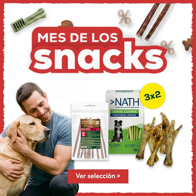 Mes de los snacks: 3 x 2 en selección de snacks para perro