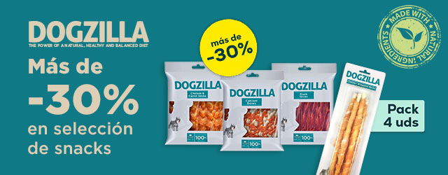 Dogzilla: Más de -30% en selección de snacks