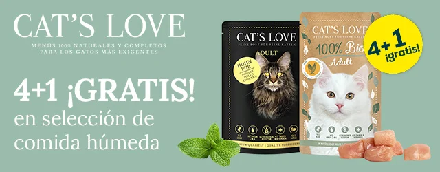Cat's Love: 4 + 1 gratis en selección de snacks