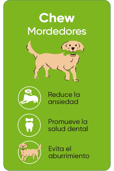 Chew -  Mordedores para fortalecer la mandíbula, entretener y relajar.