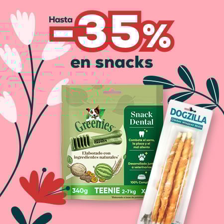 Hasta -35% en selección de snacks