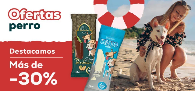 Más de -30% en selección de helados y yogures para perro