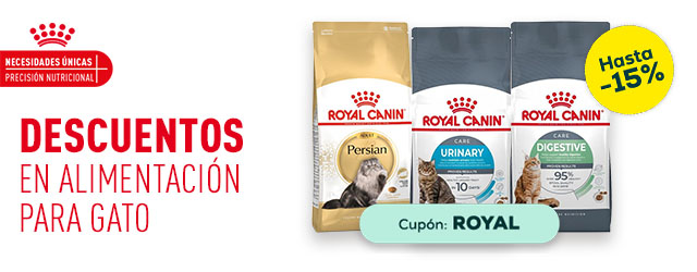 Royal Canin: Hasta -15% en selección de pienso para gato